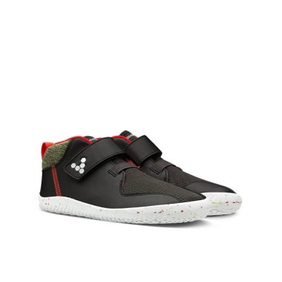 Chaussures d'école Vivobarefoot Primus Bootie All Weather Enfant - Noir QYD578160